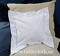 Baby Pillow Sham.Swiss Dot 12x12